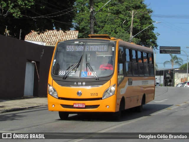 Transporte Suplementar de Belo Horizonte 1112 na cidade de Belo Horizonte, Minas Gerais, Brasil, por Douglas Célio Brandao. ID da foto: 12083058.