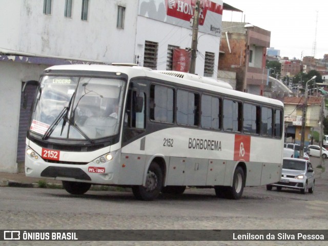 Borborema Imperial Transportes 2152 na cidade de Caruaru, Pernambuco, Brasil, por Lenilson da Silva Pessoa. ID da foto: 12083237.