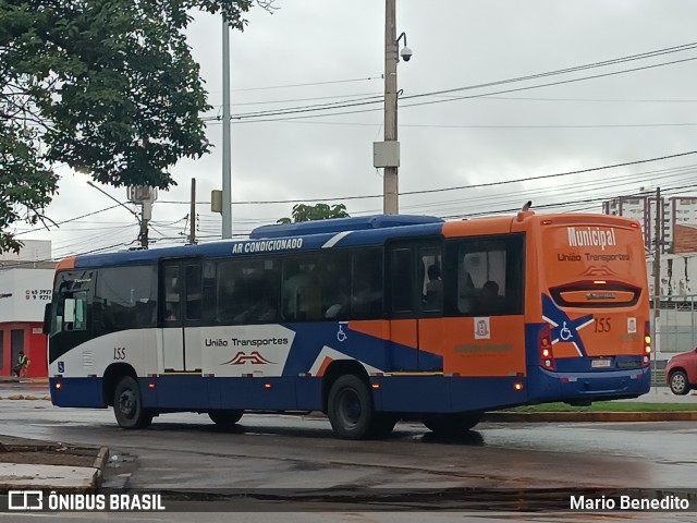 União Transportes 155 na cidade de Várzea Grande, Mato Grosso, Brasil, por Mario Benedito. ID da foto: 12083810.