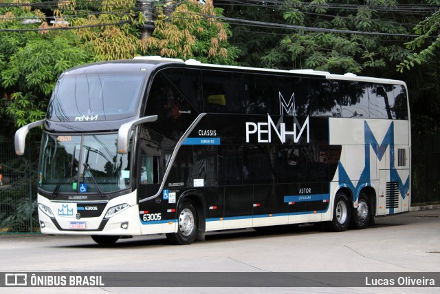 Empresa de Ônibus Nossa Senhora da Penha 63005 na cidade de São Paulo, São Paulo, Brasil, por Lucas Oliveira. ID da foto: 12084808.