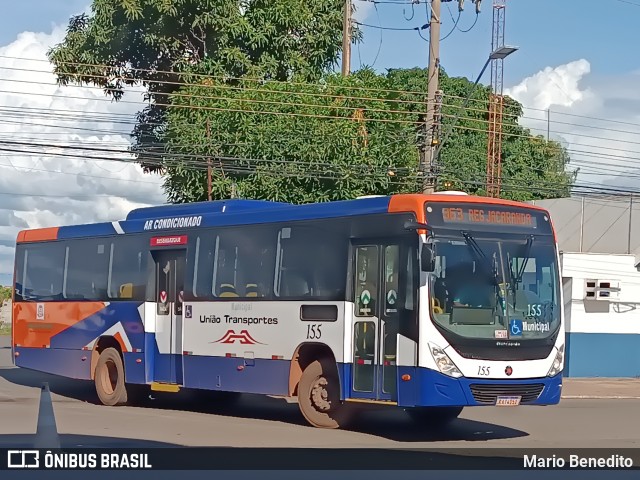 União Transportes 155 na cidade de Várzea Grande, Mato Grosso, Brasil, por Mario Benedito. ID da foto: 12083814.