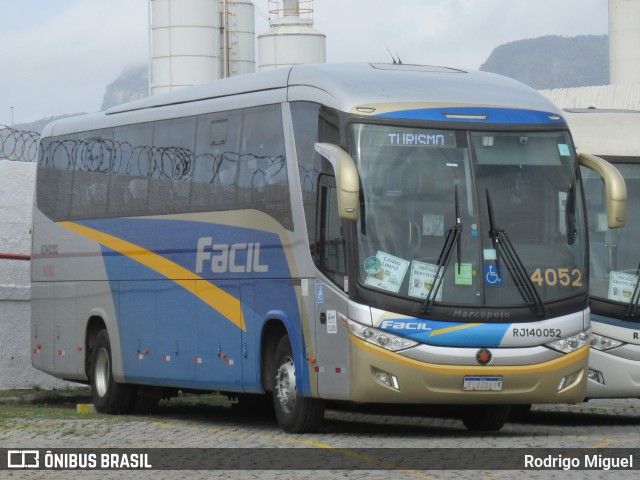 Fácil Transportes e Turismo RJ 140.052 na cidade de Rio de Janeiro, Rio de Janeiro, Brasil, por Rodrigo Miguel. ID da foto: 12084239.