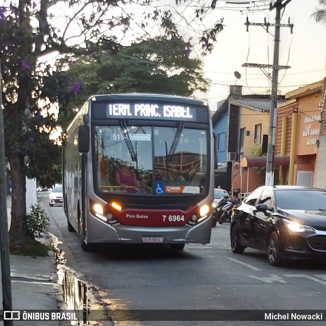 Viação Gatusa Transportes Urbanos 7 6964 na cidade de São Paulo, São Paulo, Brasil, por Michel Nowacki. ID da foto: 12083913.