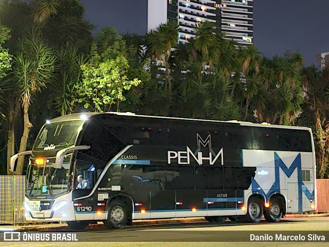 Empresa de Ônibus Nossa Senhora da Penha 61290 na cidade de Curitiba, Paraná, Brasil, por Danilo Marcelo Silva. ID da foto: 12084754.
