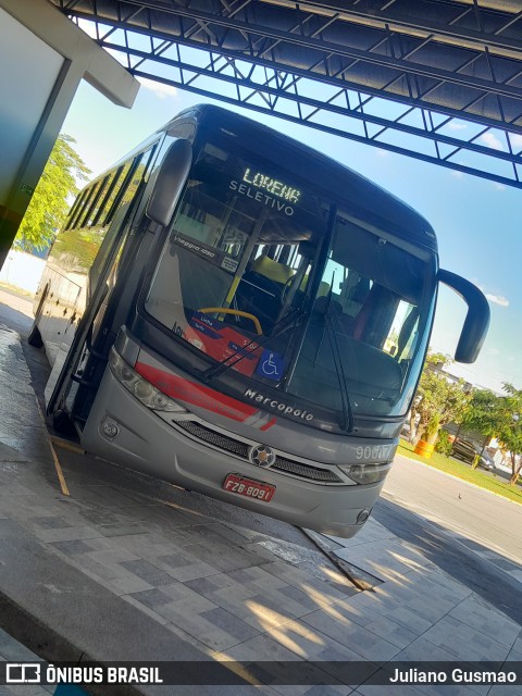 Empresa de Ônibus Pássaro Marron 90617 na cidade de Lorena, São Paulo, Brasil, por Juliano Gusmao. ID da foto: 12084601.