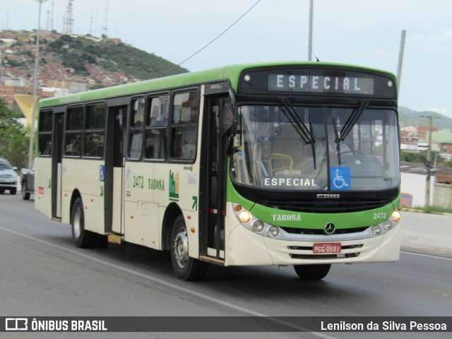 Auto Viação Tabosa 2472 na cidade de Caruaru, Pernambuco, Brasil, por Lenilson da Silva Pessoa. ID da foto: 12084573.