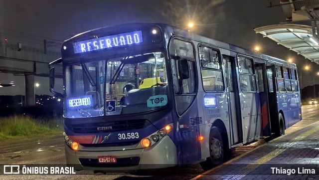 Empresa de Ônibus Vila Galvão 30.583 na cidade de Guarulhos, São Paulo, Brasil, por Thiago Lima. ID da foto: 12083897.
