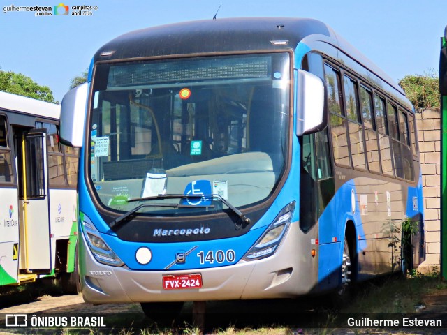VB Transportes e Turismo 1400 na cidade de Campinas, São Paulo, Brasil, por Guilherme Estevan. ID da foto: 12084649.