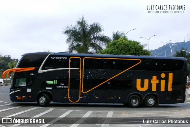UTIL - União Transporte Interestadual de Luxo 20101 na cidade de Juiz de Fora, Minas Gerais, Brasil, por Luiz Carlos Photobus. ID da foto: 12084684.