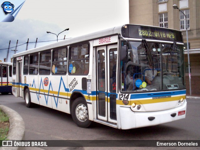 Trevo Transportes Coletivos 1214 na cidade de Porto Alegre, Rio Grande do Sul, Brasil, por Emerson Dorneles. ID da foto: 12083581.
