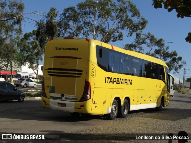 Viação Itapemirim 60047 na cidade de Caruaru, Pernambuco, Brasil, por Lenilson da Silva Pessoa. ID da foto: 12084538.