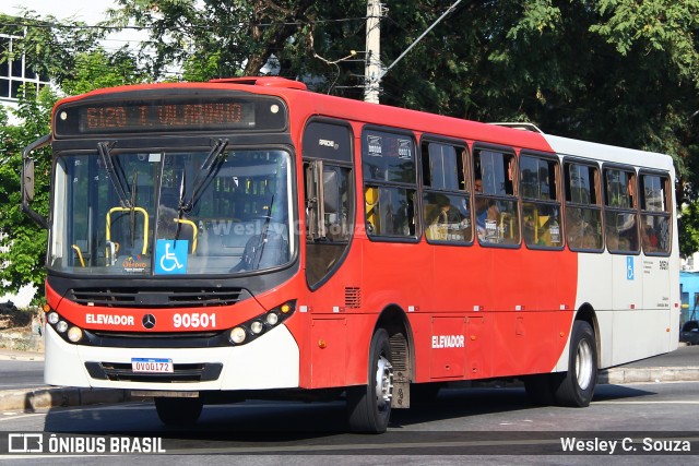 Companhia Coordenadas de Transportes 90501 na cidade de Belo Horizonte, Minas Gerais, Brasil, por Wesley C. Souza. ID da foto: 12084829.