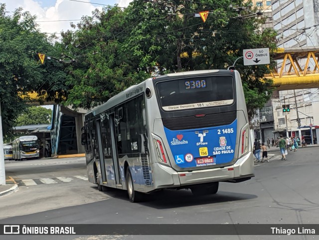 Sambaíba Transportes Urbanos 2 1485 na cidade de São Paulo, São Paulo, Brasil, por Thiago Lima. ID da foto: 12084011.