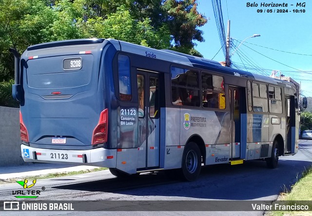 BH Leste Transportes > Nova Vista Transportes > TopBus Transportes 21123 na cidade de Belo Horizonte, Minas Gerais, Brasil, por Valter Francisco. ID da foto: 12084052.