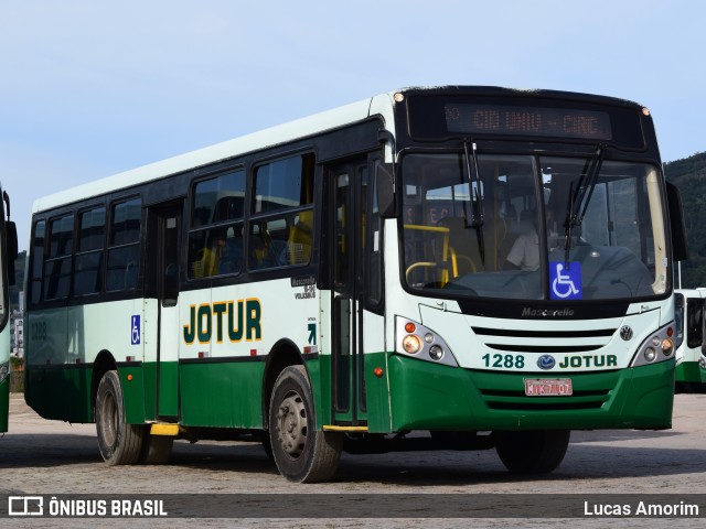 Jotur - Auto Ônibus e Turismo Josefense 1288 na cidade de Palhoça, Santa Catarina, Brasil, por Lucas Amorim. ID da foto: 12083705.