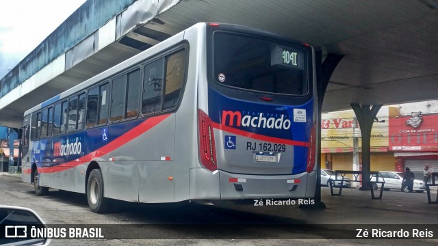 Transportes Machado RJ 162.029 na cidade de Magé, Rio de Janeiro, Brasil, por Zé Ricardo Reis. ID da foto: 12083730.