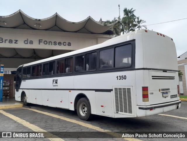 F.W. Transportes 1350 na cidade de Porciúncula, Rio de Janeiro, Brasil, por Ailton Paulo Schott Conceição. ID da foto: 12083368.