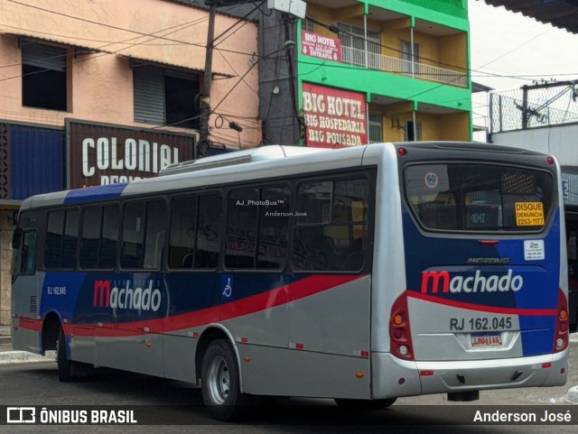 Transportes Machado RJ 162.045 na cidade de Magé, Rio de Janeiro, Brasil, por Anderson José. ID da foto: 12083483.