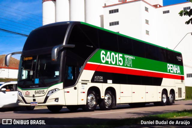 Empresa de Ônibus Nossa Senhora da Penha 64015 na cidade de Curitiba, Paraná, Brasil, por Daniel Budal de Araújo. ID da foto: 12084763.