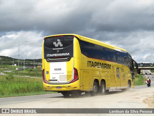 Viação Nova Itapemirim 60266 na cidade de Caruaru, Pernambuco, Brasil, por Lenilson da Silva Pessoa. ID da foto: 12084331.