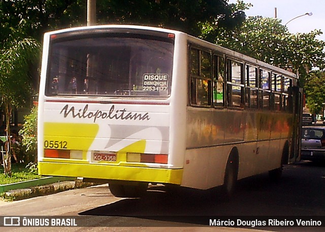 Viação Nilopolitana 05512 na cidade de Nilópolis, Rio de Janeiro, Brasil, por Márcio Douglas Ribeiro Venino. ID da foto: 12084919.