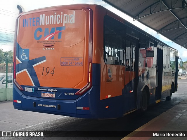 CMT - Consórcio Metropolitano Transportes 194 na cidade de Várzea Grande, Mato Grosso, Brasil, por Mario Benedito. ID da foto: 12083825.