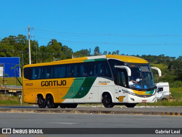 Empresa Gontijo de Transportes 19520 na cidade de Formiga, Minas Gerais, Brasil, por Gabriel Leal. ID da foto: 12084509.
