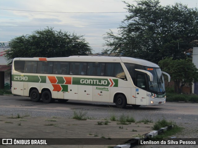 Empresa Gontijo de Transportes 21310 na cidade de Caruaru, Pernambuco, Brasil, por Lenilson da Silva Pessoa. ID da foto: 12084598.