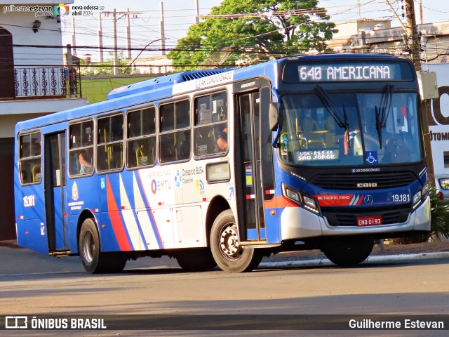 Transportes Capellini 19.181 na cidade de Nova Odessa, São Paulo, Brasil, por Guilherme Estevan. ID da foto: 12084900.