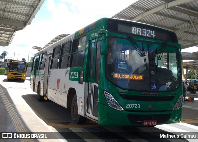 OT Trans - Ótima Salvador Transportes 20723 na cidade de Salvador, Bahia, Brasil, por Matheus Calhau. ID da foto: 12084499.