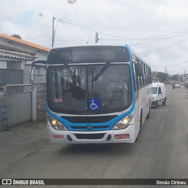 Reunidas Transportes >  Transnacional Metropolitano 56064 na cidade de Bayeux, Paraíba, Brasil, por Simão Cirineu. ID da foto: 12084709.