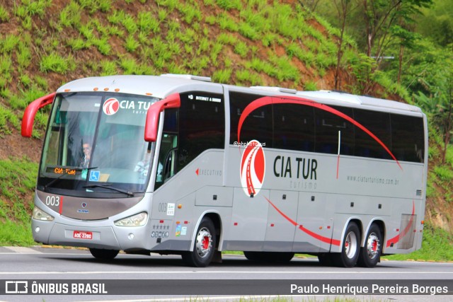 Cia Tur Turismo 003 na cidade de Paracambi, Rio de Janeiro, Brasil, por Paulo Henrique Pereira Borges. ID da foto: 12084452.