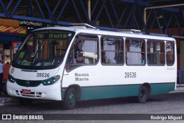 Transportes Santa Maria 39536 na cidade de Rio de Janeiro, Rio de Janeiro, Brasil, por Rodrigo Miguel. ID da foto: 12084197.