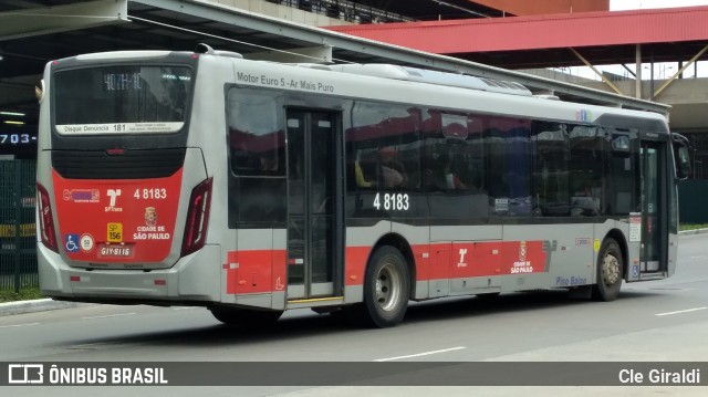 Express Transportes Urbanos Ltda 4 8183 na cidade de São Paulo, São Paulo, Brasil, por Cle Giraldi. ID da foto: 12083517.