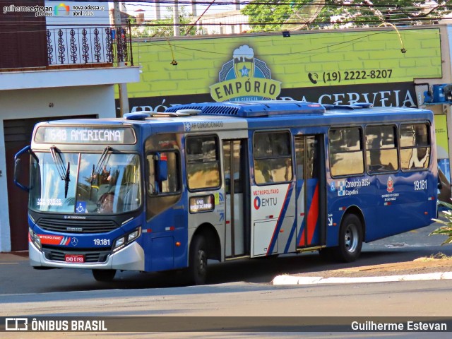 Transportes Capellini 19.181 na cidade de Nova Odessa, São Paulo, Brasil, por Guilherme Estevan. ID da foto: 12084898.