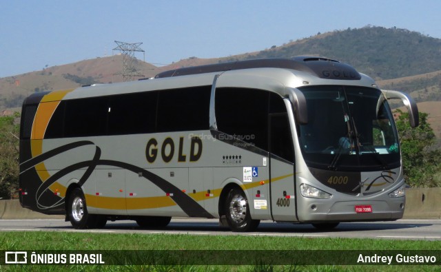 Gold Turismo e Fretamento 4000 na cidade de Roseira, São Paulo, Brasil, por Andrey Gustavo. ID da foto: 12084825.