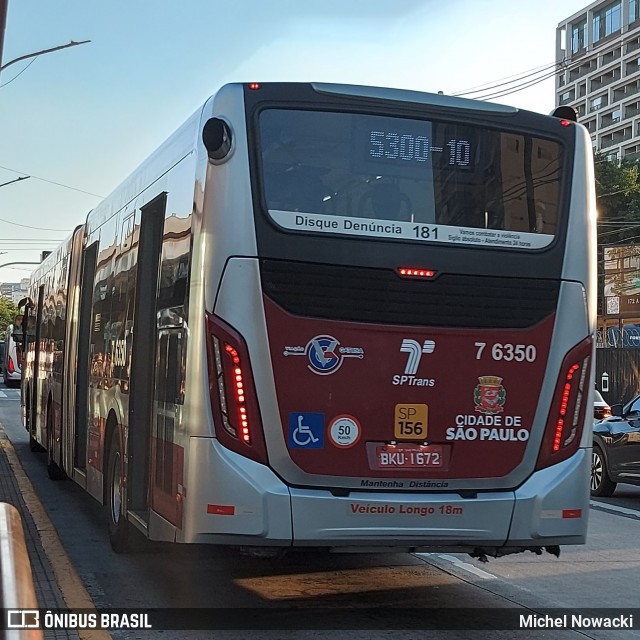 Viação Gatusa Transportes Urbanos 7 6350 na cidade de São Paulo, São Paulo, Brasil, por Michel Nowacki. ID da foto: 12083890.