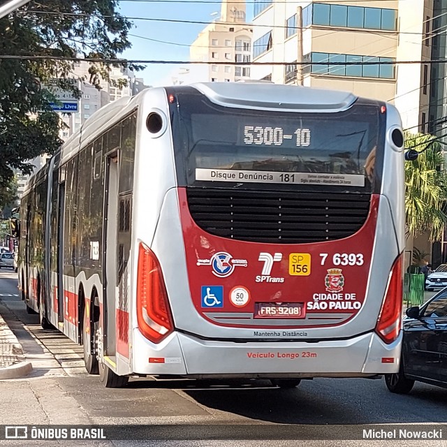 Viação Gatusa Transportes Urbanos 7 6393 na cidade de São Paulo, São Paulo, Brasil, por Michel Nowacki. ID da foto: 12083821.