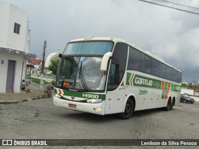 Empresa Gontijo de Transportes 14900 na cidade de Caruaru, Pernambuco, Brasil, por Lenilson da Silva Pessoa. ID da foto: 12084540.