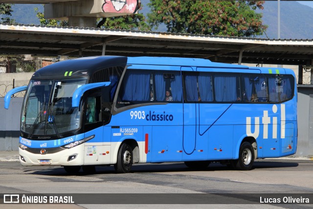 UTIL - União Transporte Interestadual de Luxo 9903 na cidade de Rio de Janeiro, Rio de Janeiro, Brasil, por Lucas Oliveira. ID da foto: 12083907.