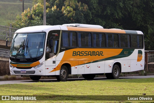 Viação Bassamar 107 na cidade de Juiz de Fora, Minas Gerais, Brasil, por Lucas Oliveira. ID da foto: 12084710.
