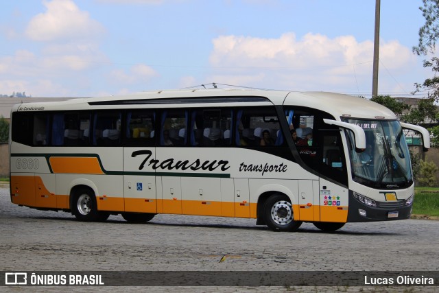 Transur - Transporte Rodoviário Mansur 6660 na cidade de Juiz de Fora, Minas Gerais, Brasil, por Lucas Oliveira. ID da foto: 12083941.