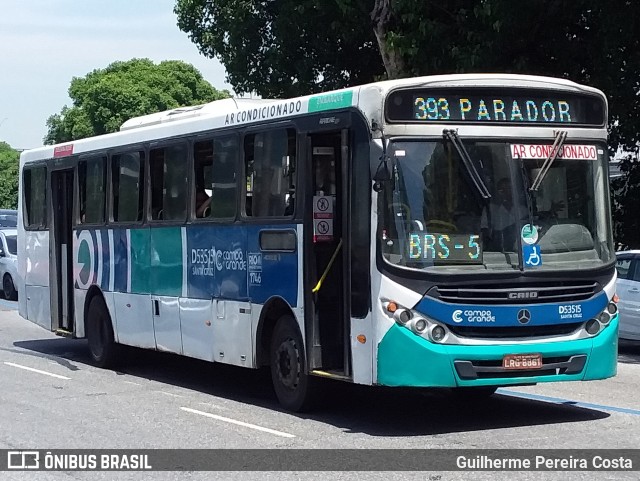 Transportes Campo Grande D53515 na cidade de Rio de Janeiro, Rio de Janeiro, Brasil, por Guilherme Pereira Costa. ID da foto: 12083495.