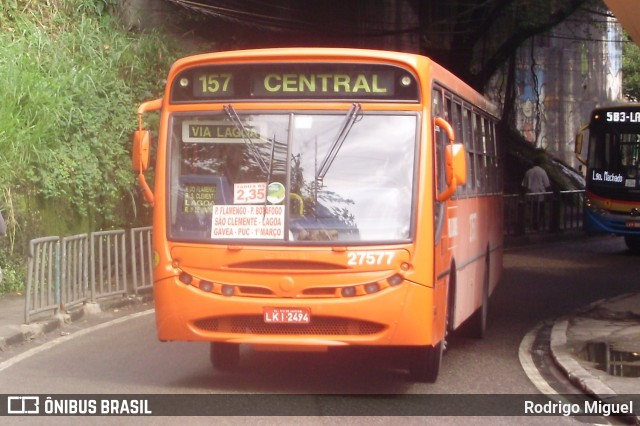 Transportes Vila Isabel 27577 na cidade de Rio de Janeiro, Rio de Janeiro, Brasil, por Rodrigo Miguel. ID da foto: 12084258.