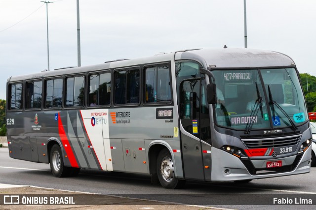 Guarulhos Transportes 33.819 na cidade de São Paulo, São Paulo, Brasil, por Fabio Lima. ID da foto: 12084766.
