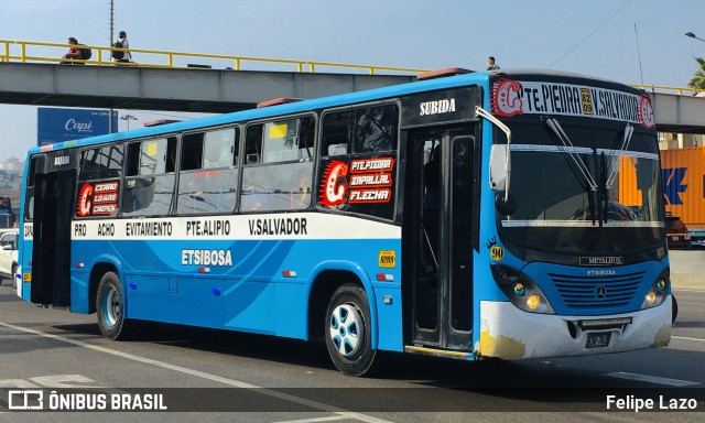 ETSIBOSA - Empresa de Transportes Simon Bolívar 90 na cidade de San Juan de Miraflores, Lima, Lima Metropolitana, Peru, por Felipe Lazo. ID da foto: 12083454.