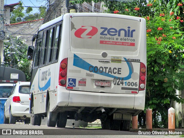 COOTACE - Cooperativa de Transportes do Ceará 006 na cidade de Fortaleza, Ceará, Brasil, por Bruno Oliveira Nunes. ID da foto: 12083507.