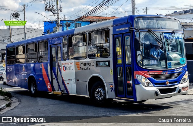 Viação Transdutra 32.621 na cidade de Itaquaquecetuba, São Paulo, Brasil, por Cauan Ferreira. ID da foto: 12083441.