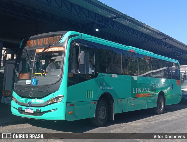Linave Transportes RJ 146.057 na cidade de Rio de Janeiro, Rio de Janeiro, Brasil, por Vitor Dasneves. ID da foto: 12084385.