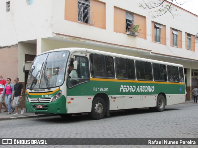 Empresa de Ônibus e Turismo Pedro Antônio RJ 126.004 na cidade de Vassouras, Rio de Janeiro, Brasil, por Rafael Nunes Pereira. ID da foto: 12084930.